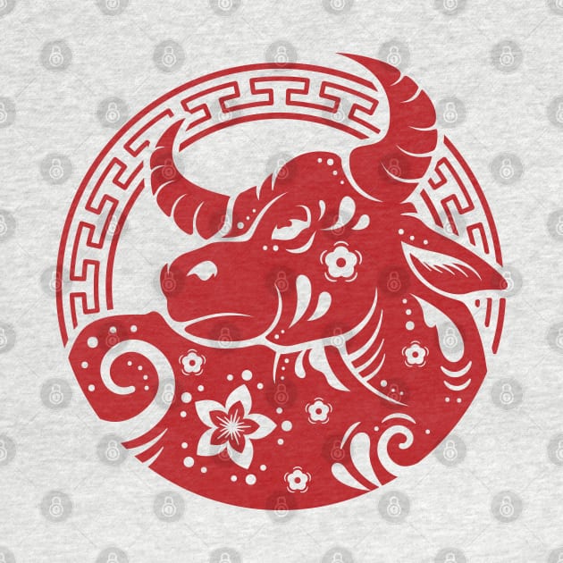 Happy Chinese New Year Ox 2021 by Mandra